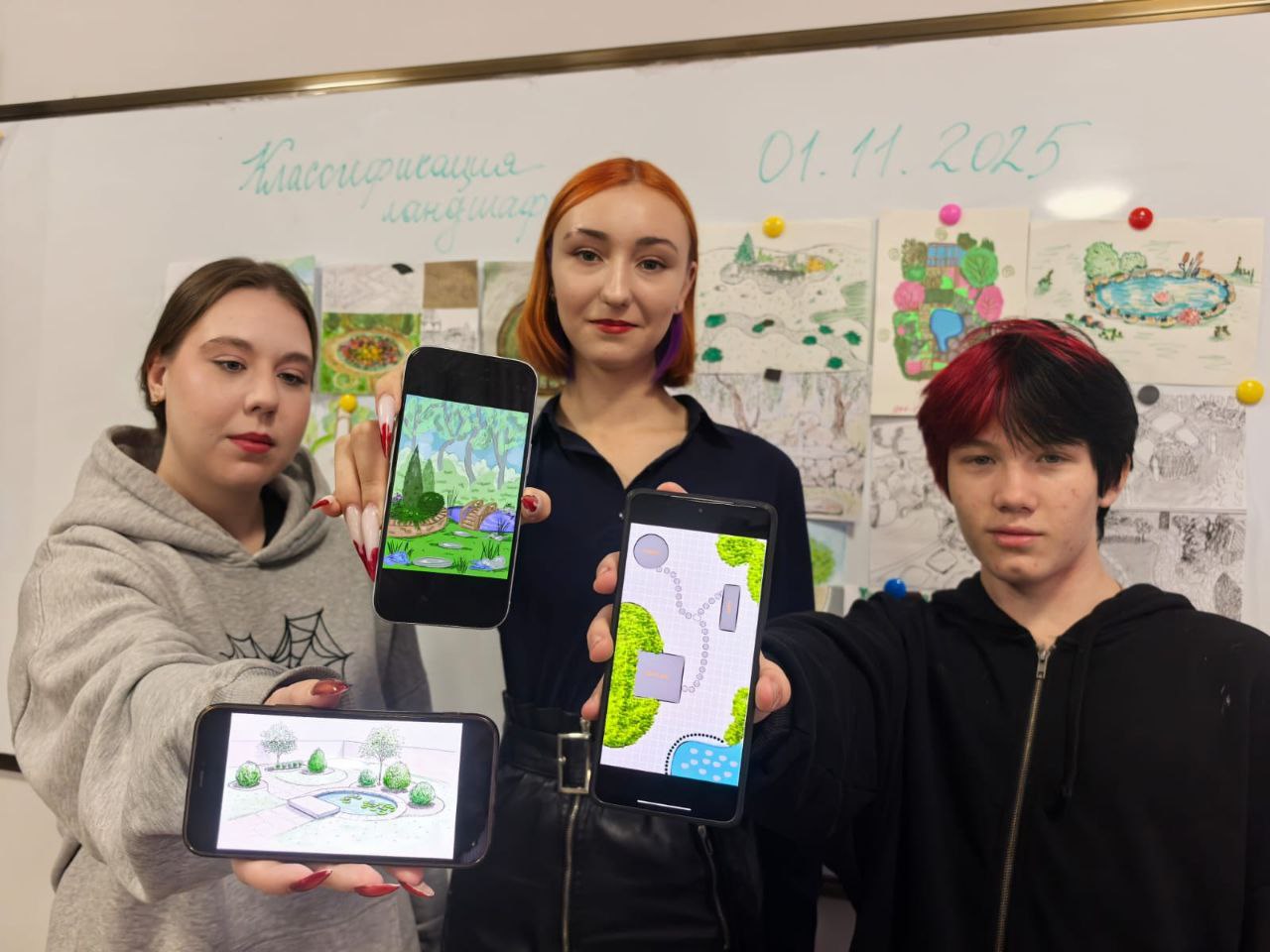 От теории к практике: студенты-дизайнеры создают ландшафтные проекты
