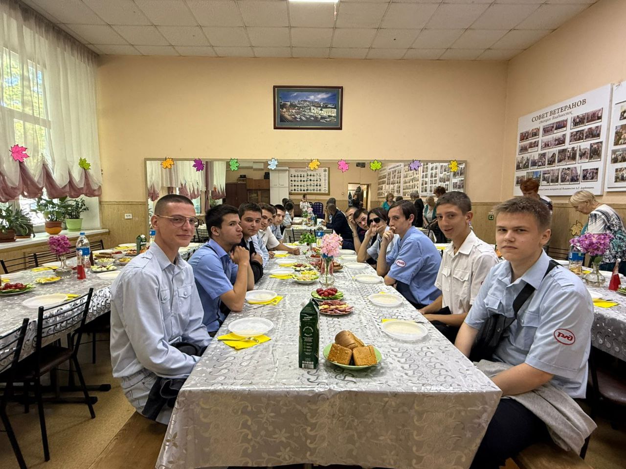 Встреча поколений: наши будущие железнодорожники пообщались с ветеранами